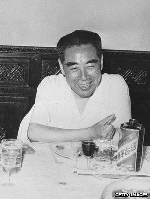 Zhou Enlai pictured in 1960 in Vietnam