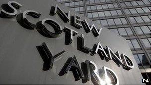 New Scotland Yard sign