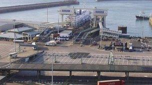 Dover ferry port
