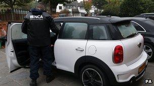 NCA officers on first operation in Bromley