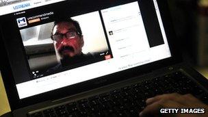 John McAfee, speaking live on the internet from the detention centre of the immigration department in Guatemala City