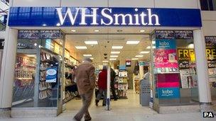 WHSmith shop front
