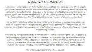 WHSmith.co.uk statement