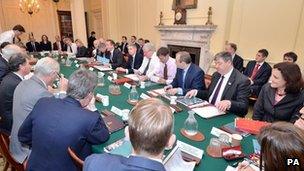 Cabinet meeting on Tuesday