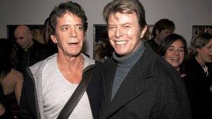 Lou Reed and David Bowie