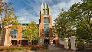 McClay Library at Queen's University Belfast wins award - BBC News