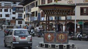 Capital Thimphu is a thriving metropolis