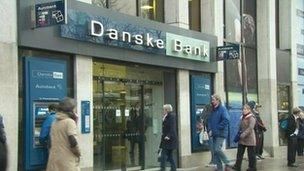 Danske Bank building in Belfast
