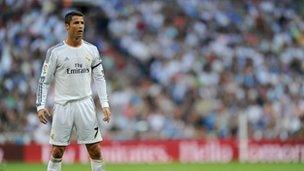 Cristiano Ronaldo at the Bernabeu