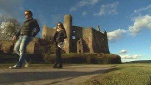 Walkers on the Wales Coast Path