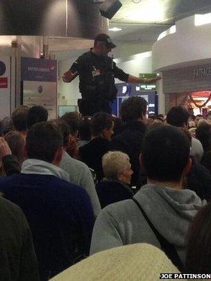 Police officer at Gatwick