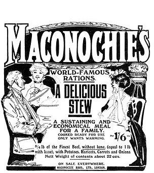 Maconochie's stew advertisement