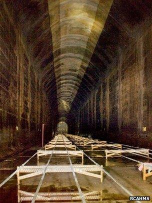 Image of a tunnel at Inchindown