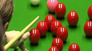 snooker table