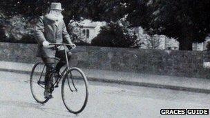 John Dunlop on bike