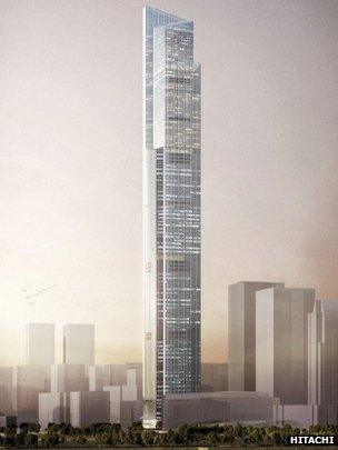 Guangzhou CTF Financial Centre artist's impression