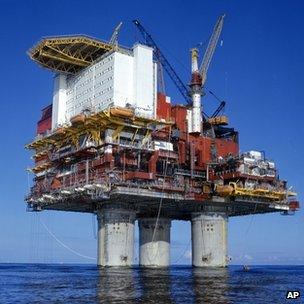Norwegian oil rig