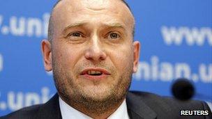 The Right Sector's leader, Dmytro Yarosh