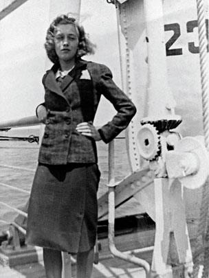 Gisela Feldman on board the St Louis
