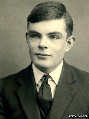 Turing aged 16 in 1928. Sherborne School