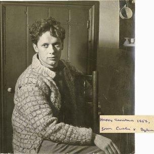 Dylan Thomas signed picture