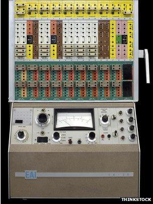 An EAI TR-20 computer from the early 1960s