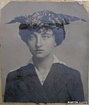 French woman with a pheasant-style hat
