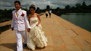 Cambodia Sets Marriage Age Limit For Foreign Husbands Bbc News
