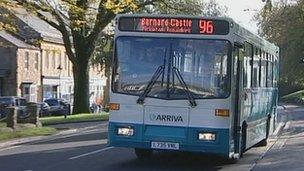 Number 96 Arriva Bus Service Number 96 Arriva Bus Service