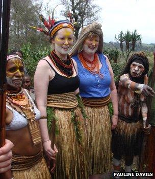 A Papua New Guinea Wedding Face Paint Grass Aprons And Pigs Bbc News