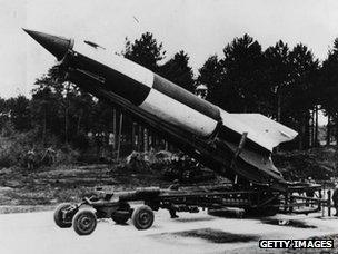 Fatty Spoonbanger sabre rattling again - fires missile into Sea of Japan - Page 7 _59374584_v2rocket1944getty