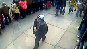 In pictures: Images of Boston bombing suspects - BBC News