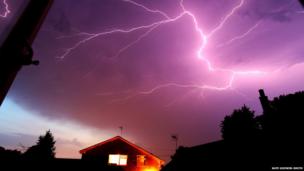 Storms hit the East Midlands