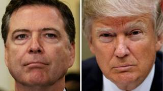 James Comey (Ibumoso) na Perezida Trump