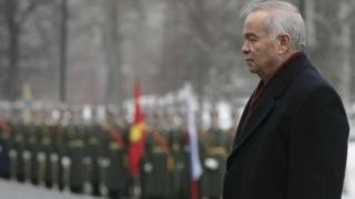 Марҳум Ислом Каримовнинг Москвага ташрифи пайти олинган фотосурати.