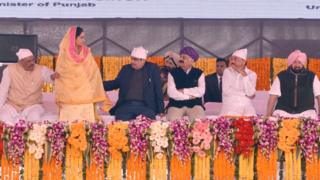 HARSIMRAT, NITIN GADKARI, VIJAY SAMPLA,