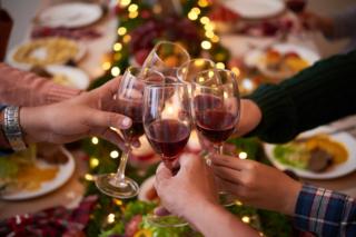 Brindis de Navidad.