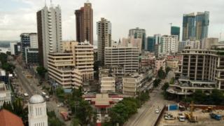Mji wa Dar es Salaam nchini Tanzania