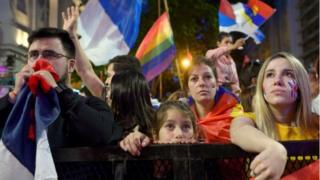 Simpatizantes del Frente Amplio