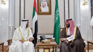 ولي عهد أبو ظبي، محمد بن زايد، ومحمد بن سلمان
