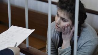 Варвара Караулова в зале суда