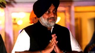 ਸ਼੍ਰੋਮਣੀ ਅਕਾਲੀ ਦਲ ਦੇ ਪ੍ਰਧਾਨ ਸੁਖਬੀਰ ਸਿੰਘ ਬਾਦਲ