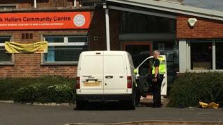 Kirk Hallam van crash