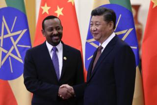ጠቅላይ ሚኒስትር ዓብይ አህመድ እና ፕሬዝዳንት ሺ ዢንፒንግ