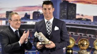 Florentino Perez da Cristiano Ronaldo