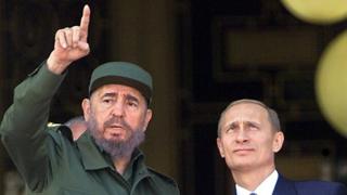 Путин и Кастро