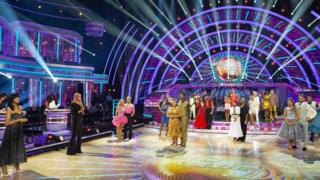 BBC handout photo of the couples during the Live show on Saturday for the BBC1 dancing contest, Strictly Come Dancing.