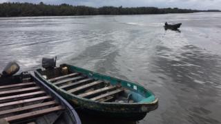 Marine base waterway for Port Harcourt, south south Nigeria