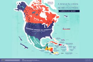 Mapa da America do Norte