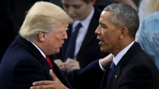 Trump y Obama